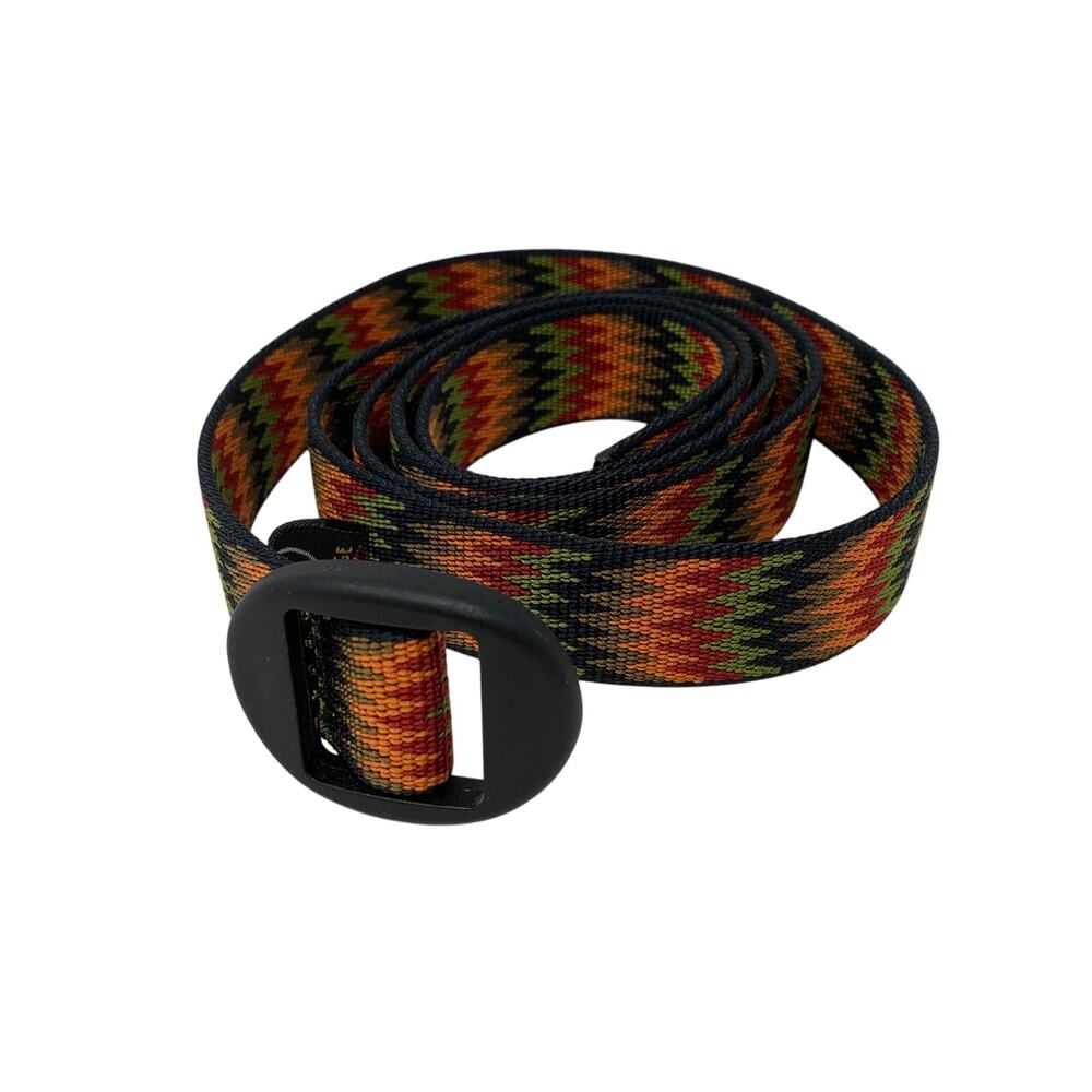 Bison Designs Ellipse Tango Belt Multicolor Zig Zag Pattern Unisex Size Large